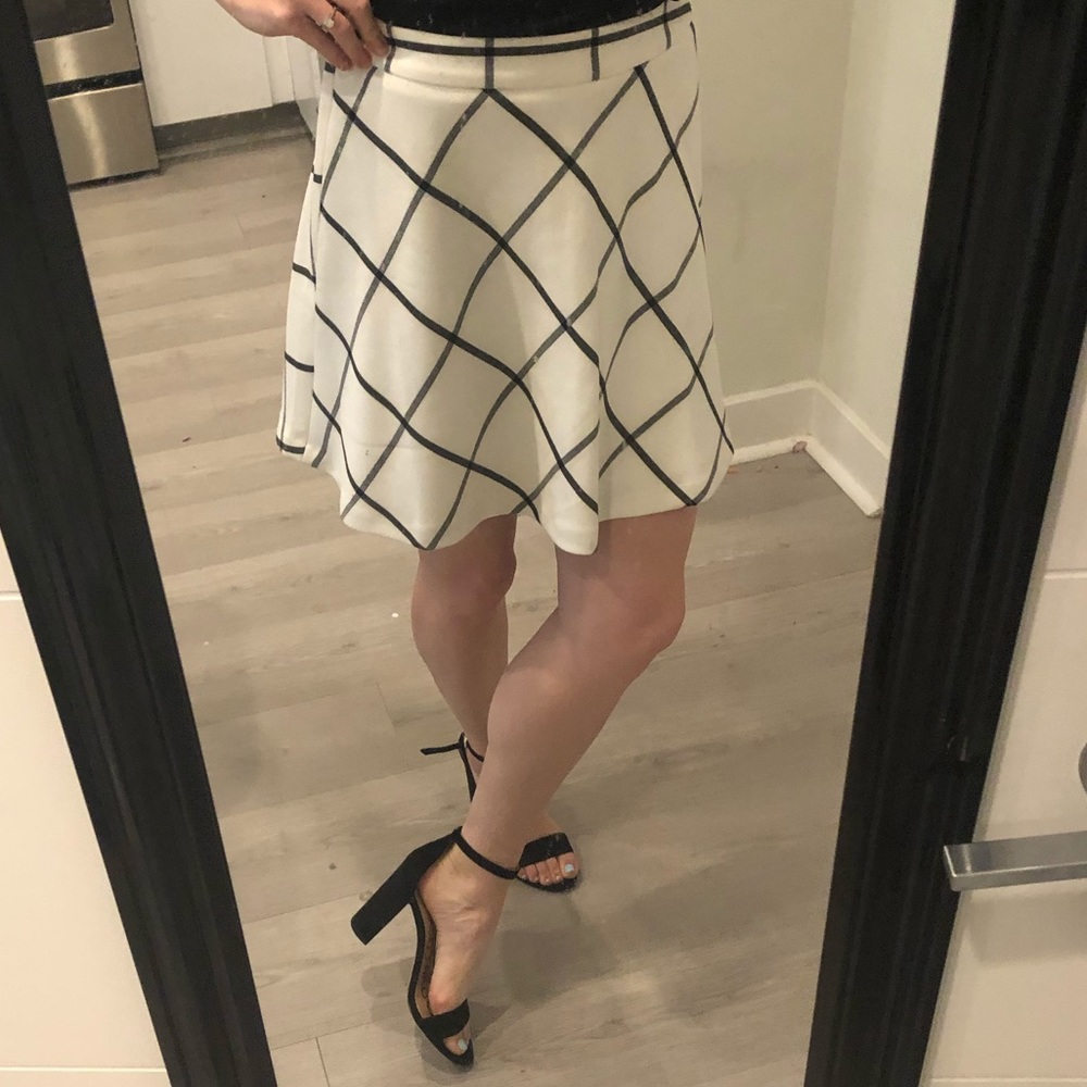 LOFT Plaid Skirt